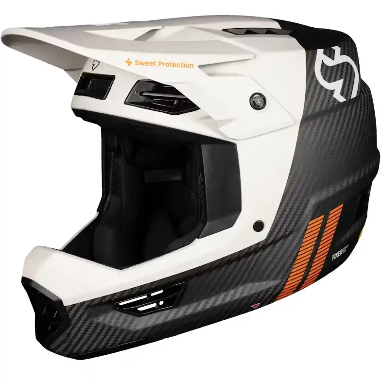 SWEET Protection Fixer Carbon 2Vi MIPS Helm - Bronco White Versand Am Gleichen Tag