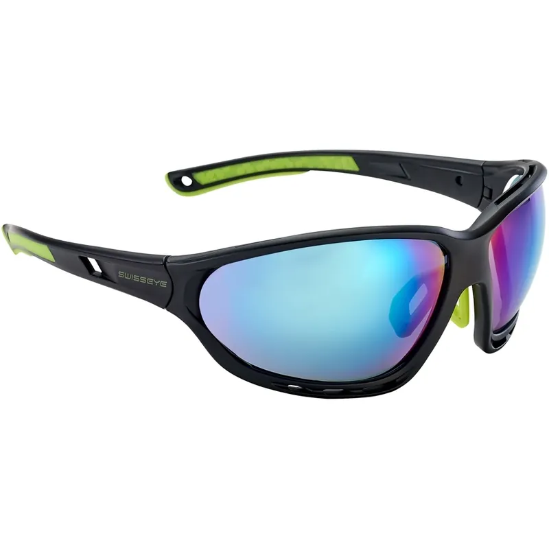 Swiss Eye Tilton Brille - Black Matt/Light Green - Smoke BW Revo 14621 Direktkauf