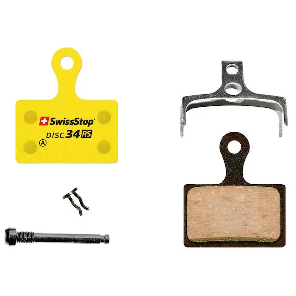 SwissStop Disc 34 RS Bremsbeläge - Shimano Dura Ace / Ultegra / XTR / Tektro / Rever MCX1 - Pair&Fair (4 Stk.) Preiswert