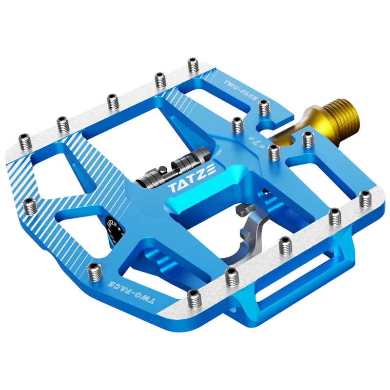 Tatze TWO-FACE² TI Kombi-Pedale - blau Bestseller