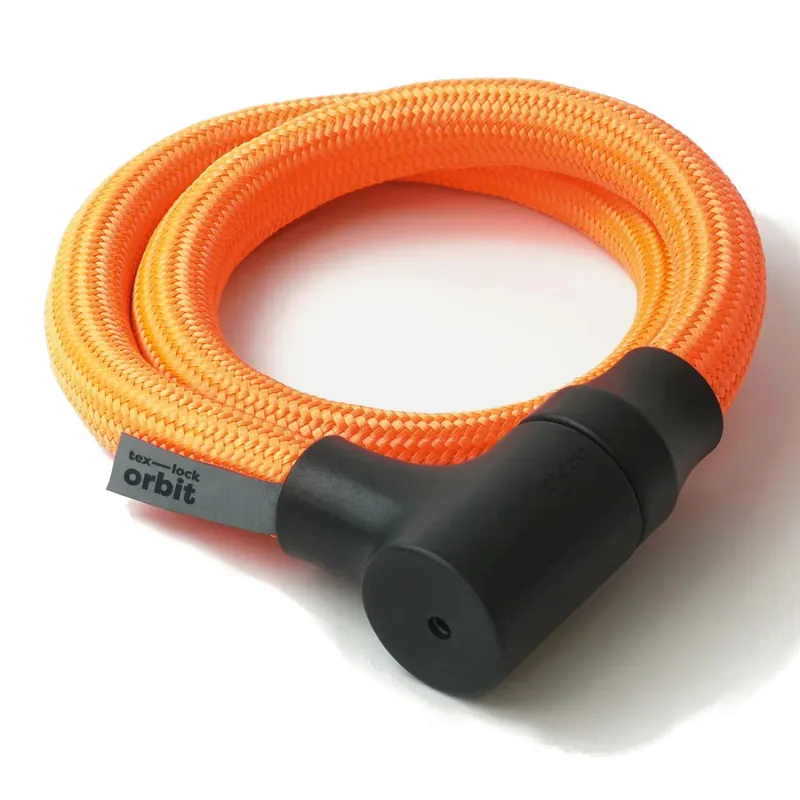 Sonderaktion tex–lock orbit Seilschloss - 100cm - acid orange
