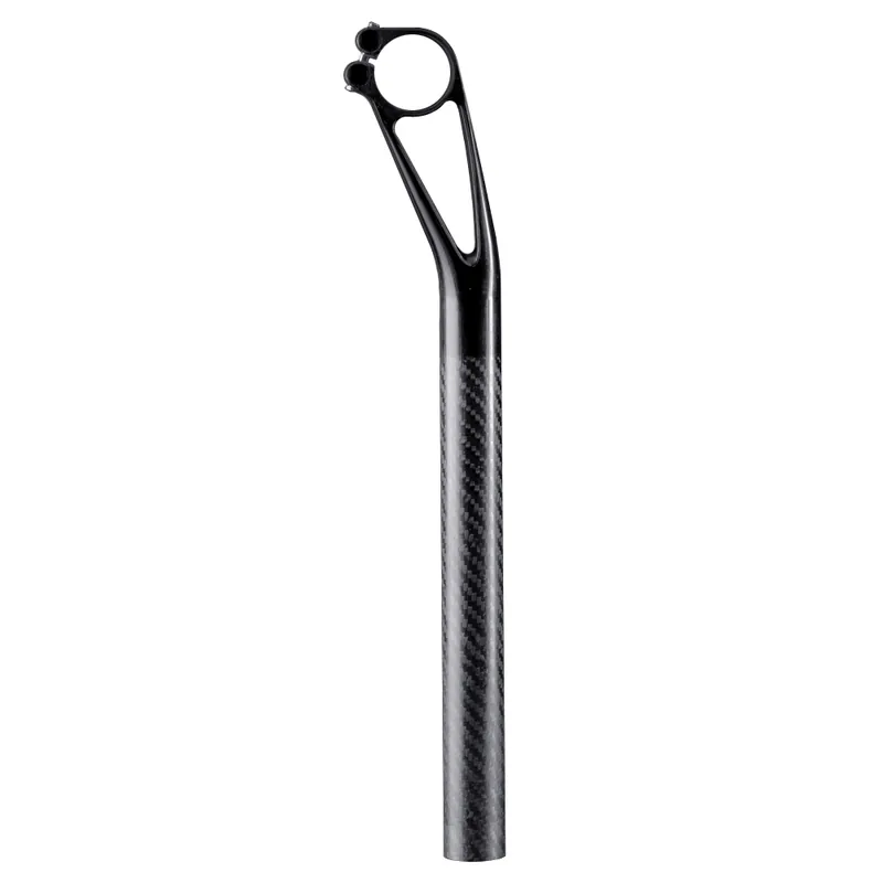 Bestpreis THM Mandibula 27.2 Sattelstütze - Natural Carbon - 350 mm