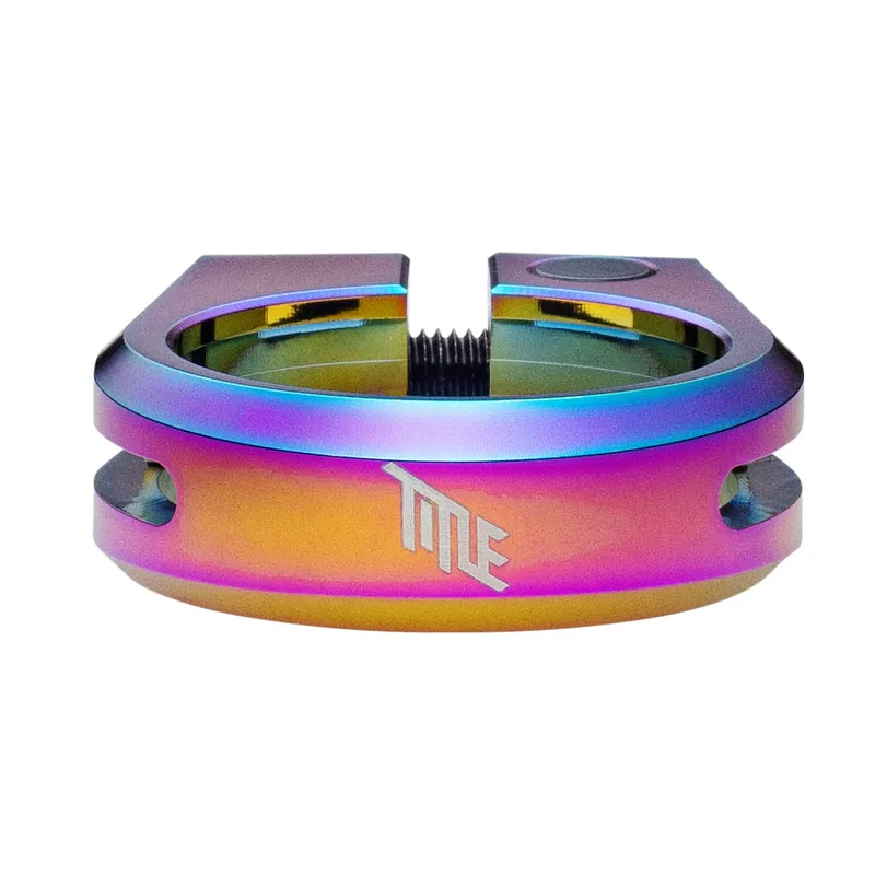 Title Sattelklemme - 31.8mm - oil slick Letzte Chance