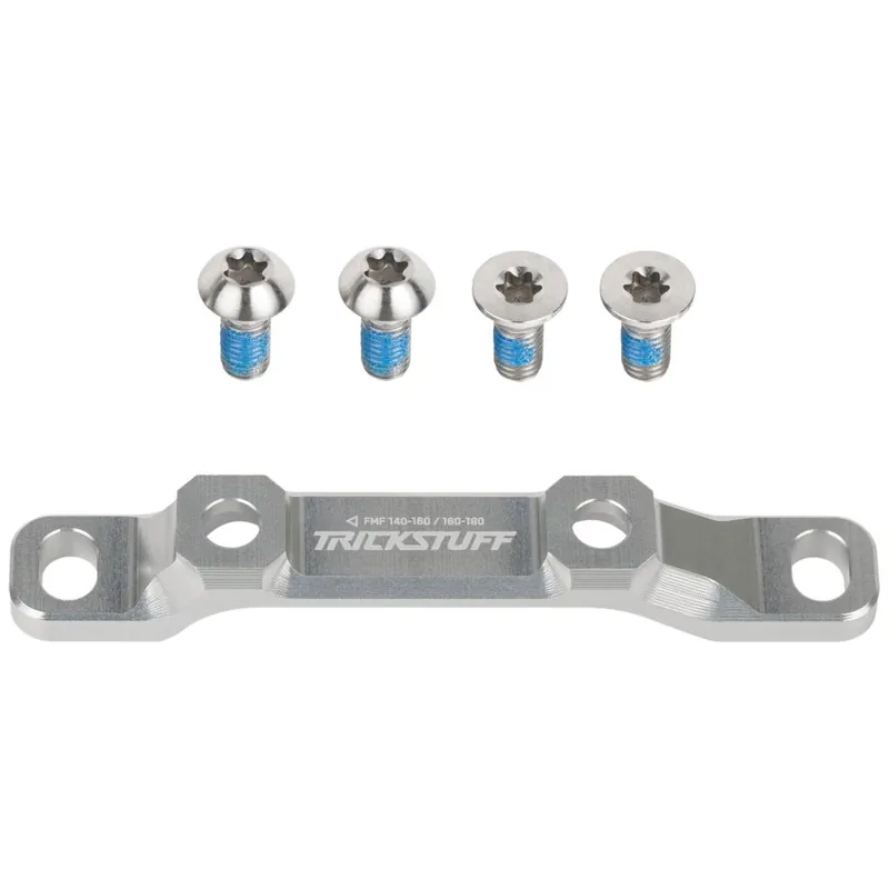 Trickstuff Bremssatteladapter - Flatmount Front 140-160mm / 160-180mm - silber Sale
