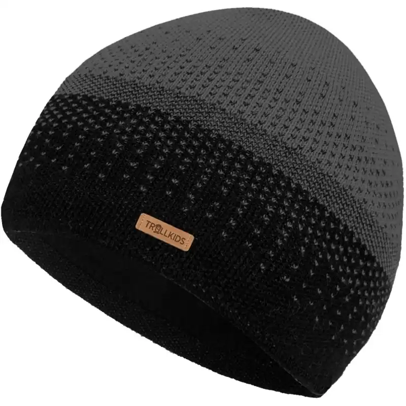 Sonderaktion Trollkids Merino Mütze Kinder - Anthracite