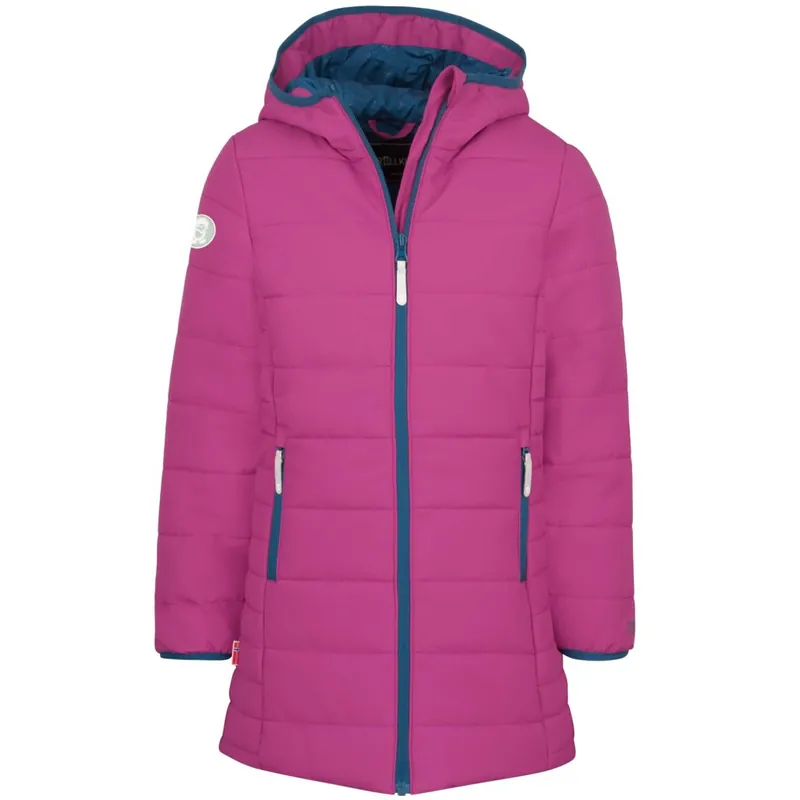 Sonderaktion Trollkids Stavanger Mantel Mädchen - Bright Berry/Madeira Blue
