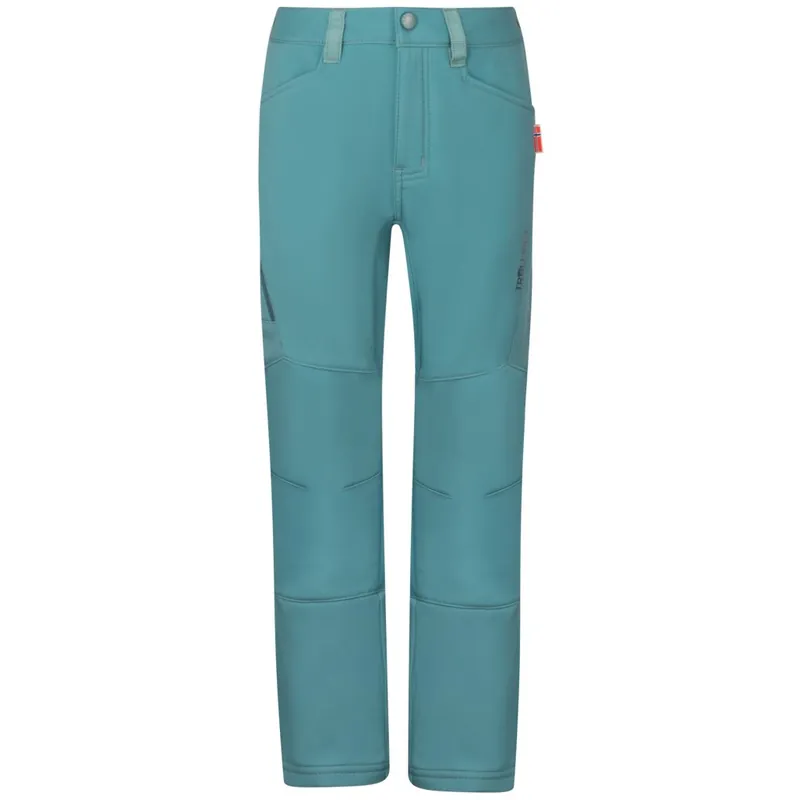 Kracherpreis Trollkids Femund Softshell-Hose Kinder - Stormy Blue