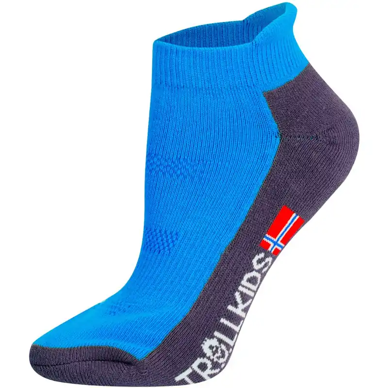 Trollkids Hiking Low Cut II Socken Kinder - 2 Paar - Medium Blue Preiswert