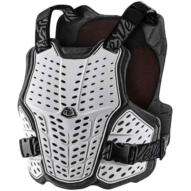 Troy Lee Designs Rockfight CE Flex Brustprotektor - Weiß Highlight