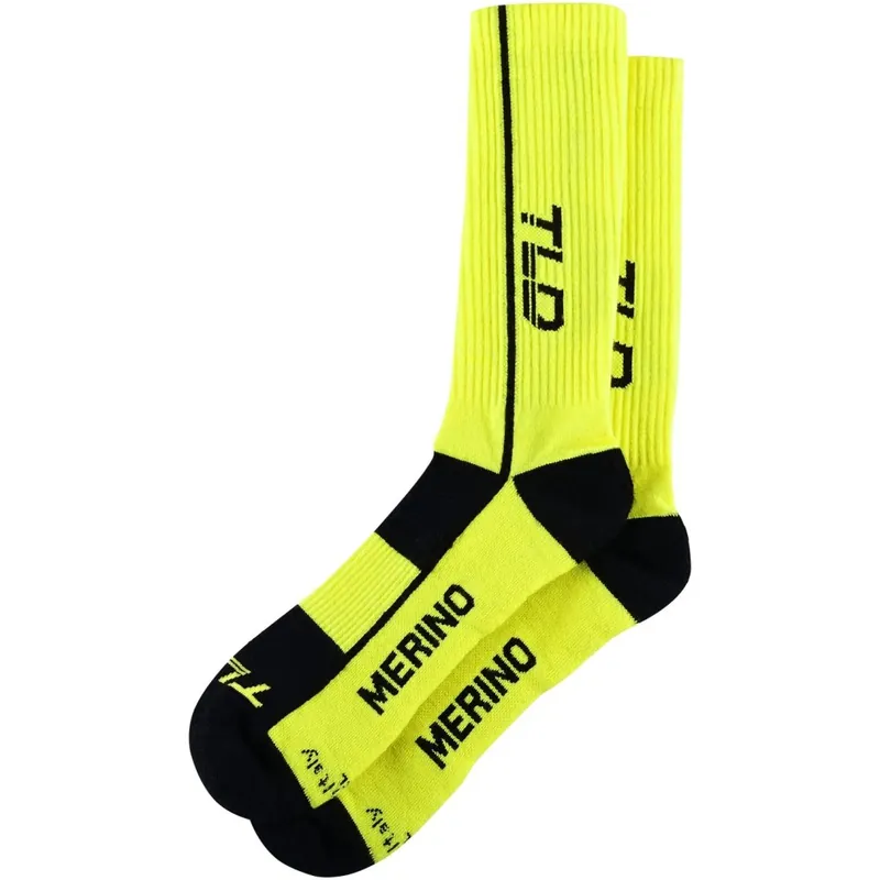 Troy Lee Designs Chill Merino Wool Socken - Mono Sulfur Schneller Versand