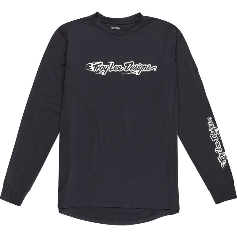 Troy Lee Designs Ruckus Ride Langarmtrikot Kinder - Burn Out Carbon Angebot