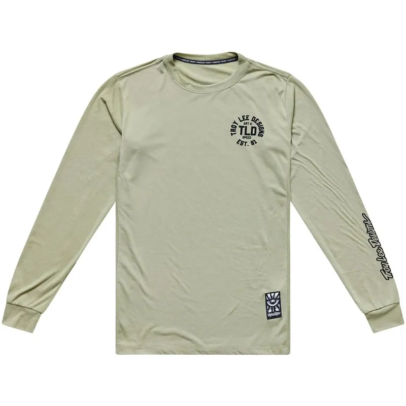 Troy Lee Designs Skyline Ride Langarmtrikot Herren - Stamps Sage Saisonangebot