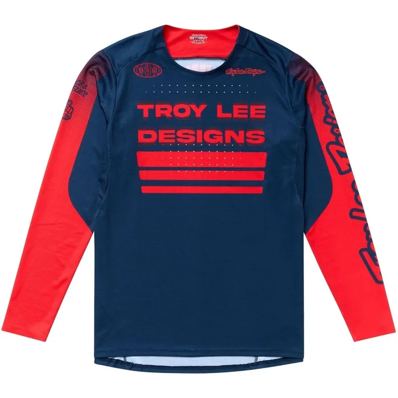 Expressversand Troy Lee Designs Sprint Langarmtrikot Herren - Segment Midnight
