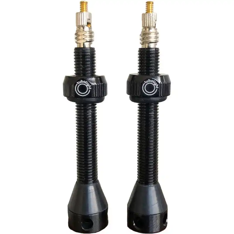 Tubolight Tubeless Ventil Set - 50mm (Paar) - schwarz Online Kaufen