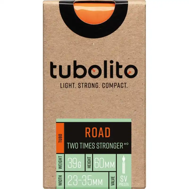 Ausverkauf Tubolito TPU Road Schlauch - 28" 23-35mm - SV - 60mm schwarz