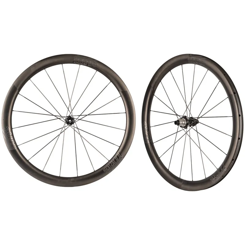 Online Kaufen Tune Nano CS Road 45 Laufradsatz - 28" Carbon Clincher Centerlock Standardlager - 12x100mm 12x142mm - N3W schwarz