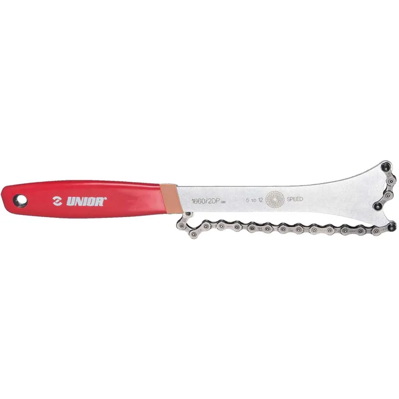 Letzte Chance Unior Bike Tools Demontageschlüssel für das hintere Kettenrad - 1660/2DP-US - rot