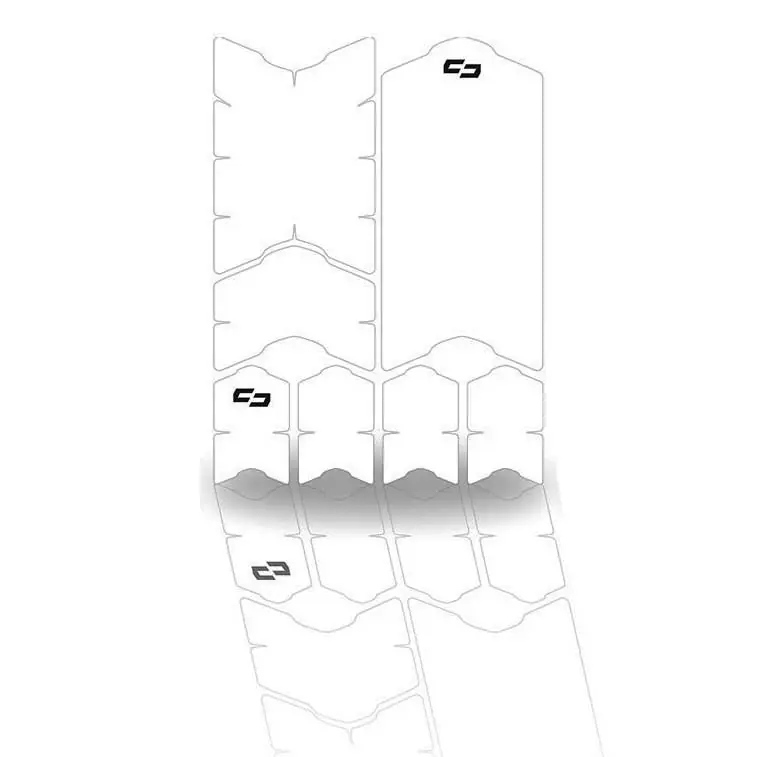 Unleazhed E-Frame Unscratch BP01-E S Unterrohr Rahmenschutzfolie - Clear Matt Markenprodukt