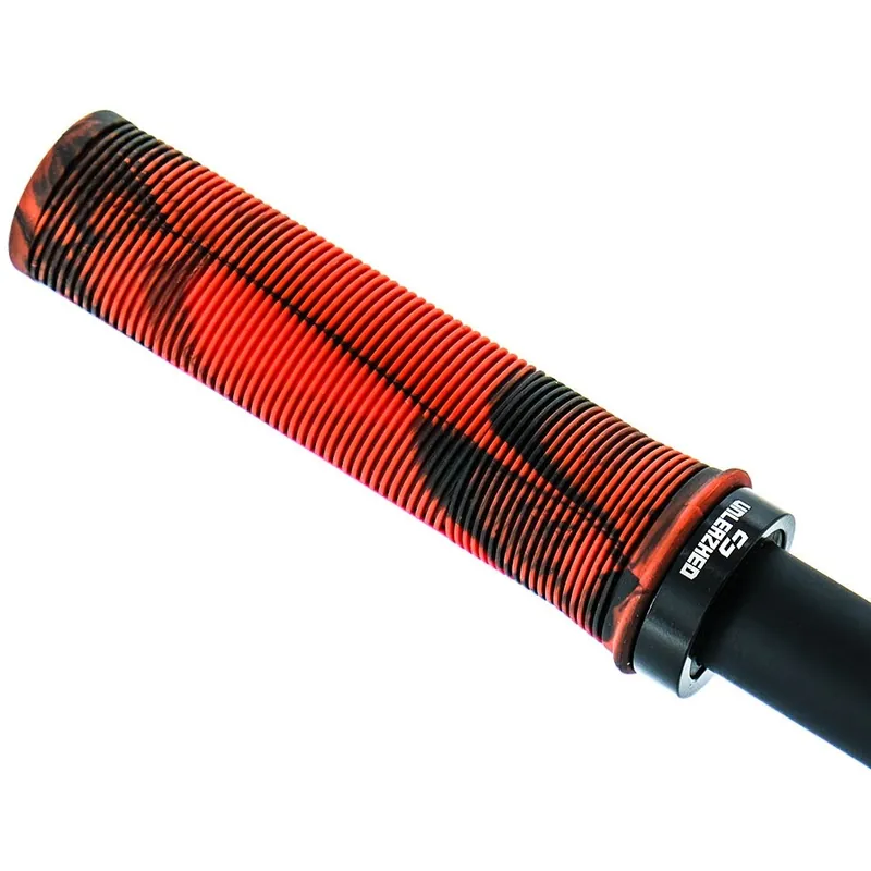 Unleazhed G1 MTB Griffe - Rot/Schwarz Neuheit