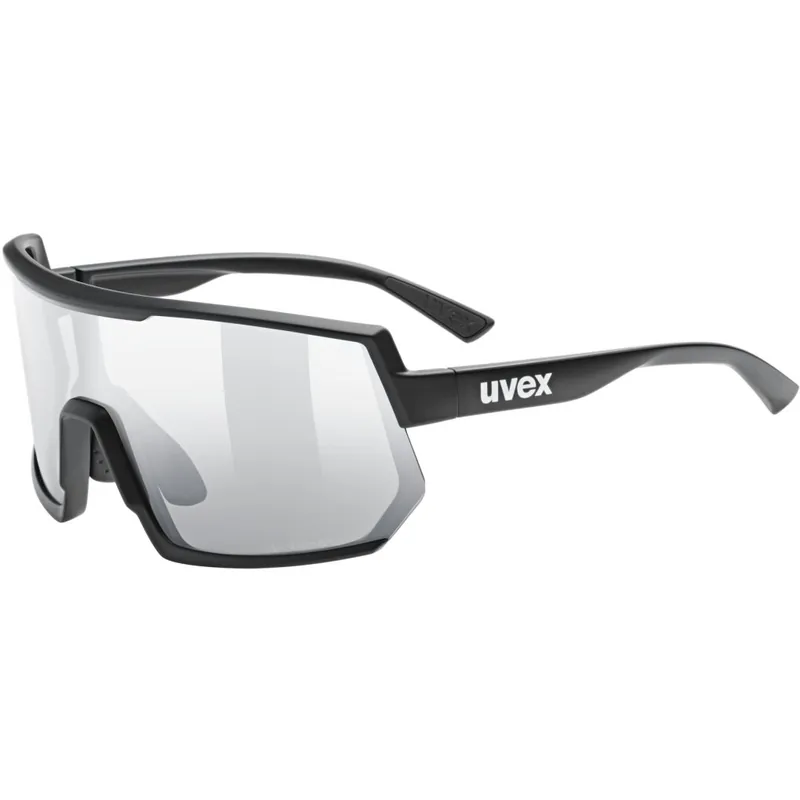 Finale Aktion Uvex sportstyle 235 V Brille - black matt/variomatic litemirror silver