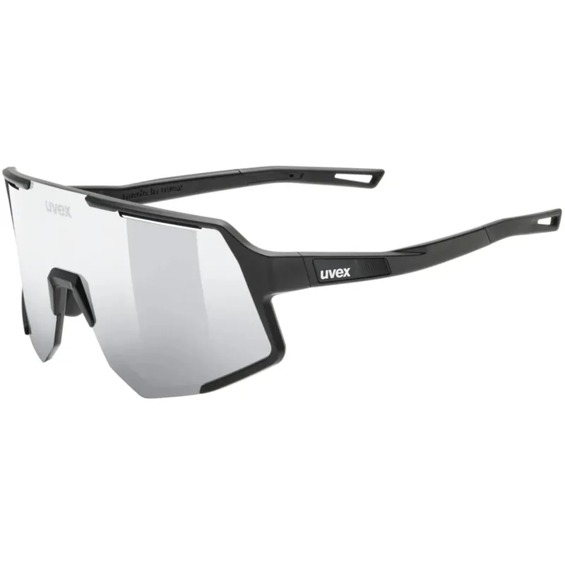 Markenware Uvex sequenze Brille - black matt/mirror silver