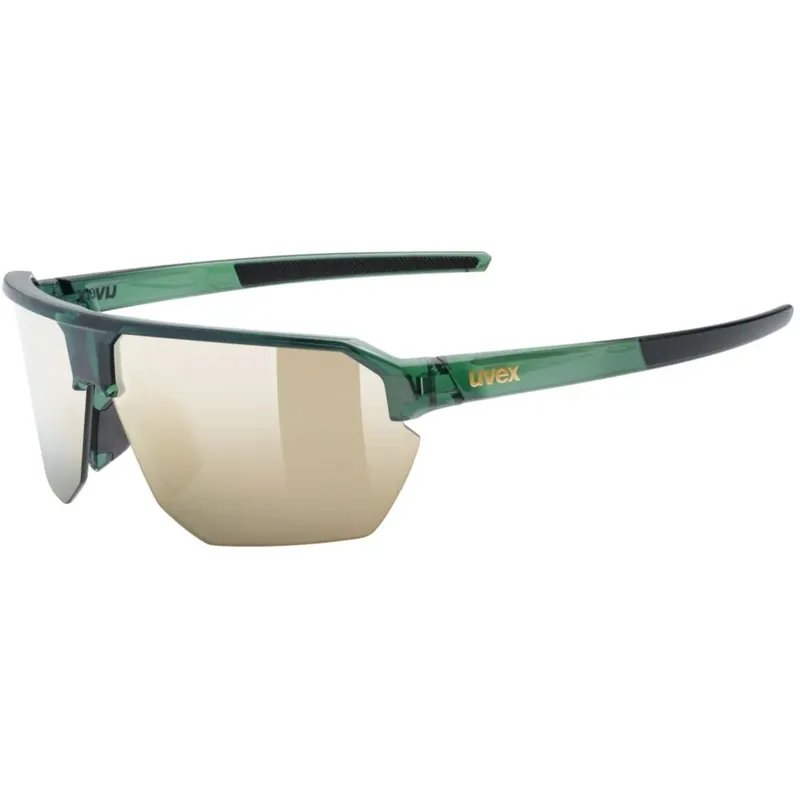 Top-Angebot Uvex vectiv set Fahrrad-Brille - olive transparent/mirror gold