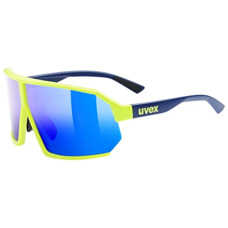 Preisknaller Uvex sportstyle 237 Brille - yellow blue/mirror blue