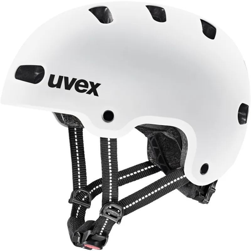 Uvex kid 4 Fahrradhelm Kinder - white matt Schneller Versand
