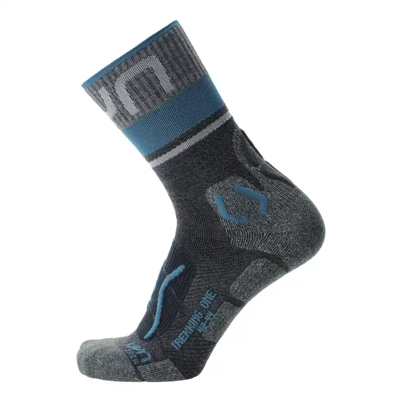 UYN Trekking One Merino Socken Herren - Grau/Blau Online Kaufen