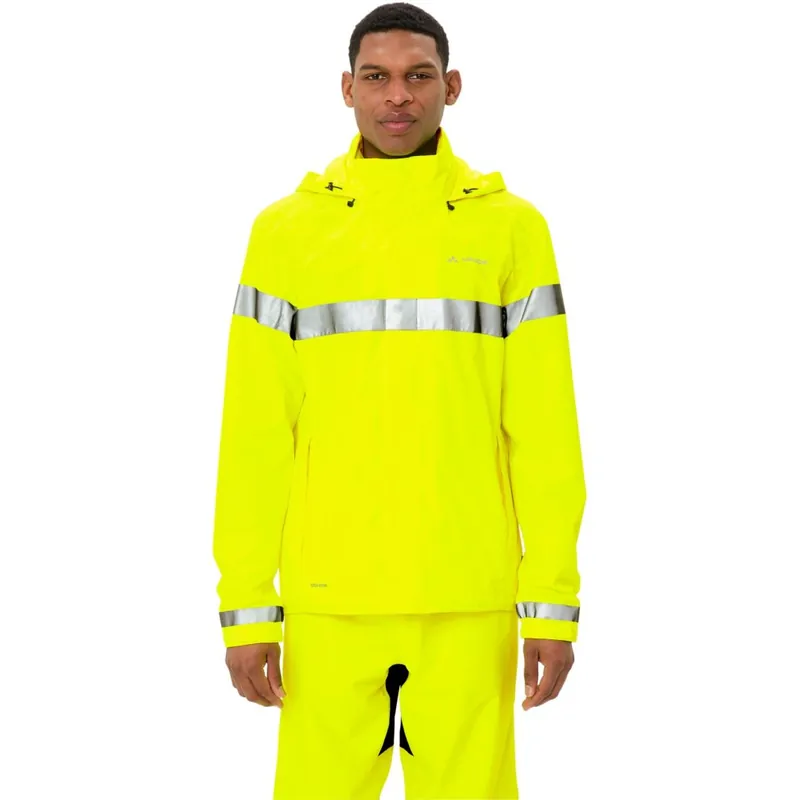 Vaude Luminum Regenjacke Herren - neon gelb Preisreduziert
