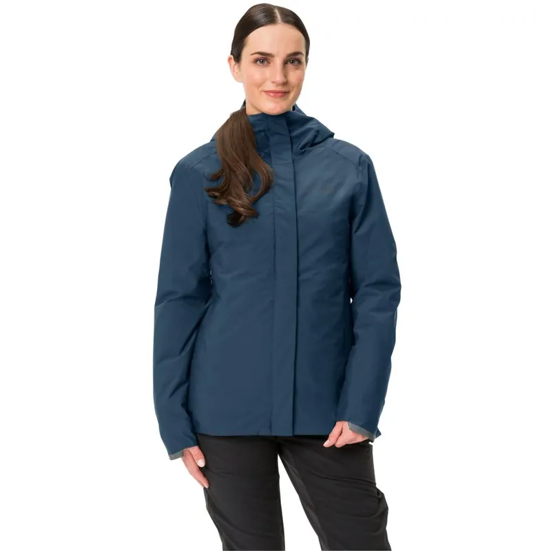 Knallerangebot Vaude Cyclist Warm Regenjacke Damen - dark sea