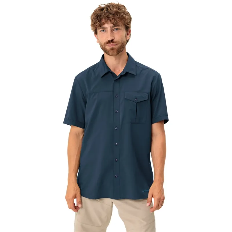 Vaude Rosemoor II Hemd Herren - dark sea uni Sonderaktion