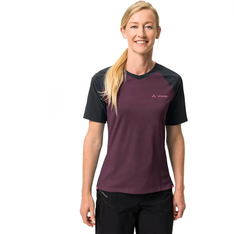 Online Kaufen Vaude Moab PRO Kurzarmshirt Damen - cassis
