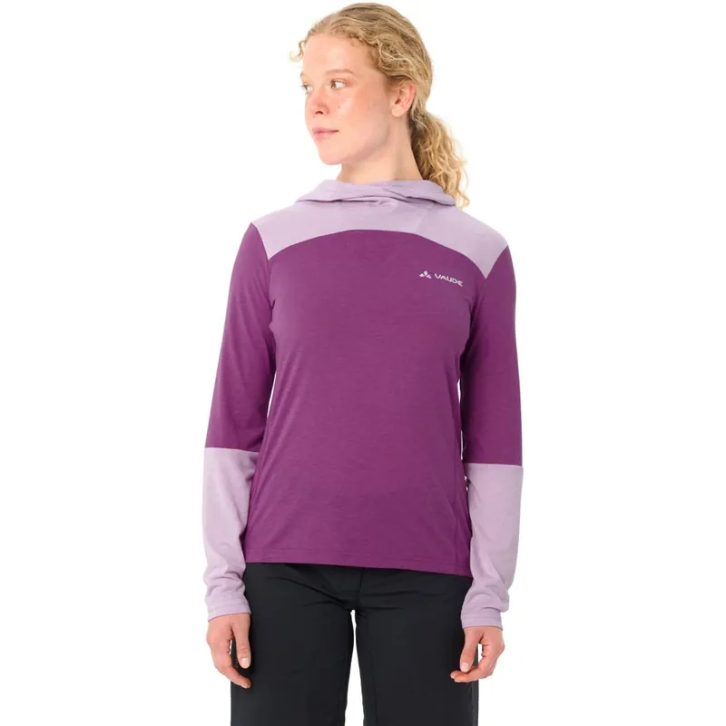 Geprüft Vaude Tremalzo Langarmshirt Damen - magenta