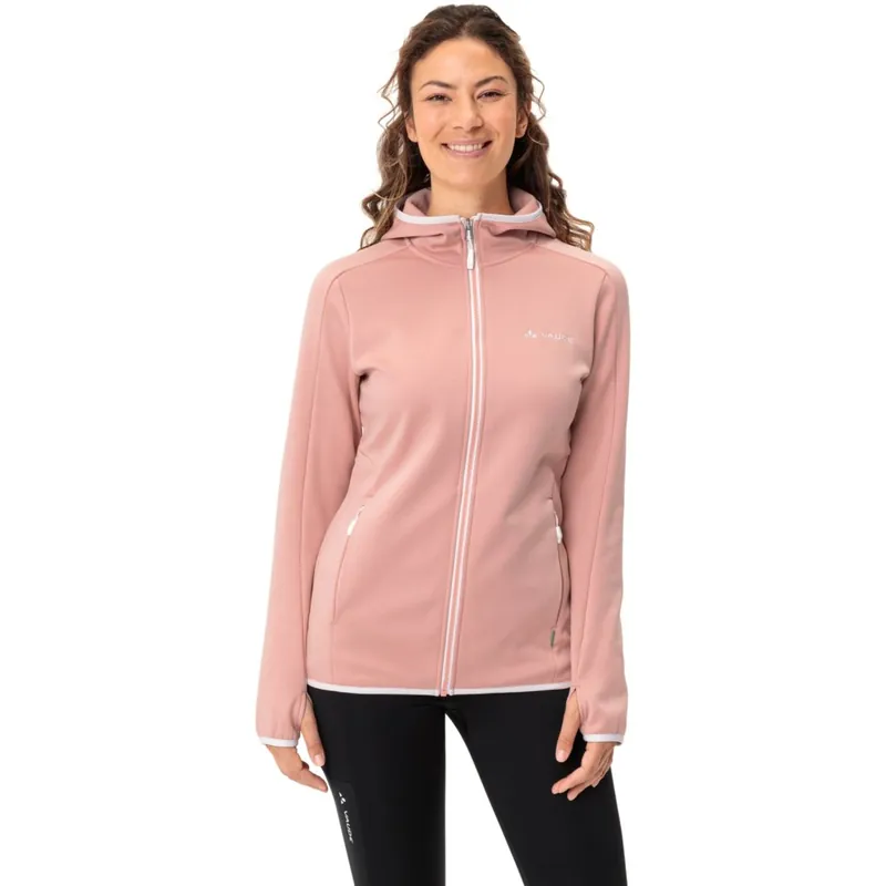 Vaude Valsorda Fleece Kapuzenjacke Damen - soft rose Abverkauf