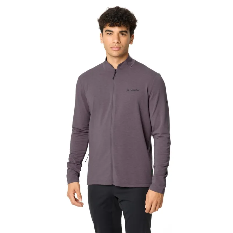 Rabatt Vaude Wintry FZ Langarmshirt Herren - purple ash