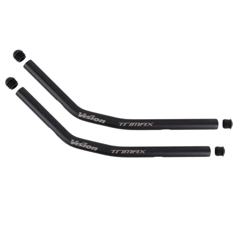 Sonderangebot Vision Trimax Extensions für Clip-On Lenkeraufsätze - Reversible - J-Bend - schwarz