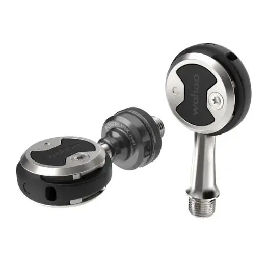 Kracherpreis Wahoo SPEEDPLAY Powrlink Zero Pedal Set mit Kraft-/Leistungsmessung Single-sided links - schwarz/silber
