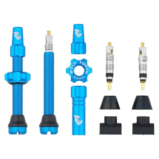 Jetzt Kaufen Wolf Tooth Tubeless Ventil Kit - 44mm - blau