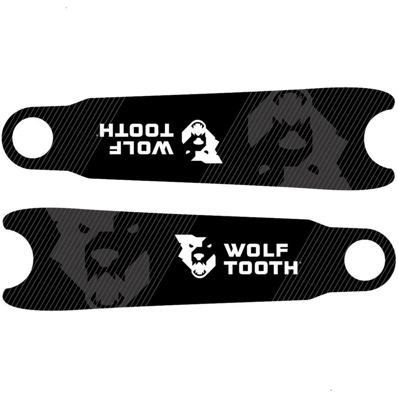Wolf Tooth Kurbelarm Schutzfolien - logo black Sonderaktion