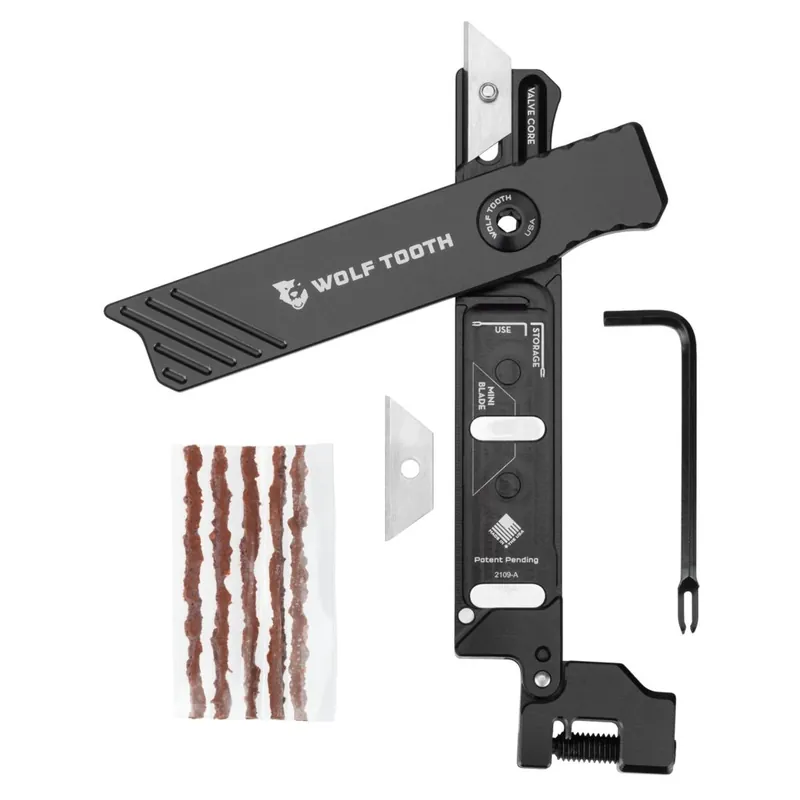 Knallerangebot Wolf Tooth 8-Bit Kettenwerkzeug + Allzweckmesser Multitool - schwarz