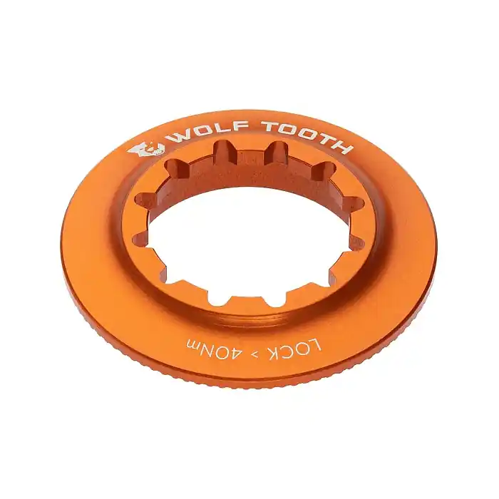 Expressversand Wolf Tooth Centerlock Lockring - Innenverzahnung - orange