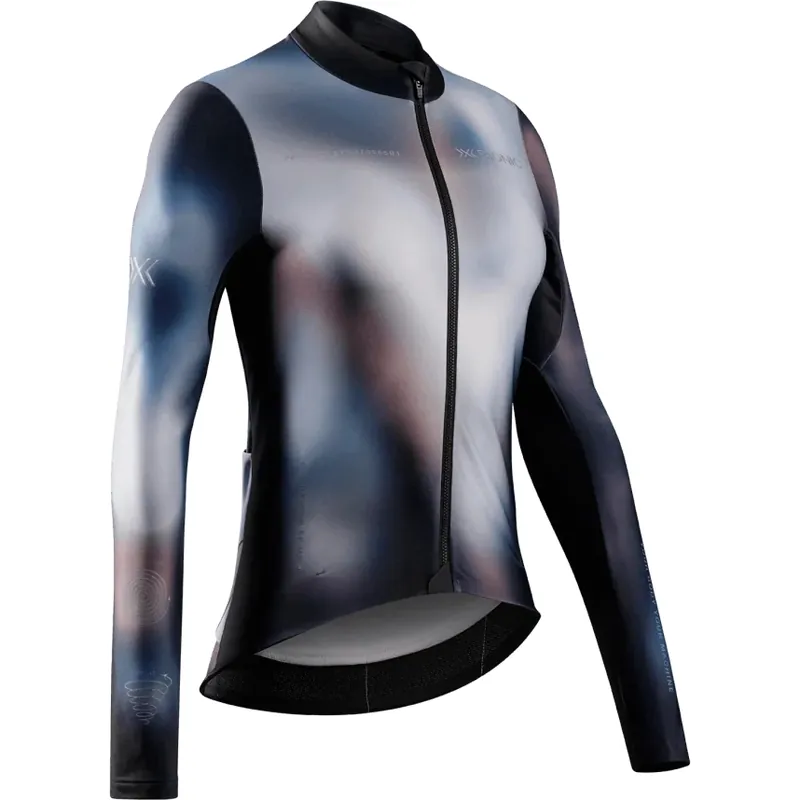 Neu X-Bionic Corefusion Ride Langarm-Radtrikot Damen - chrome