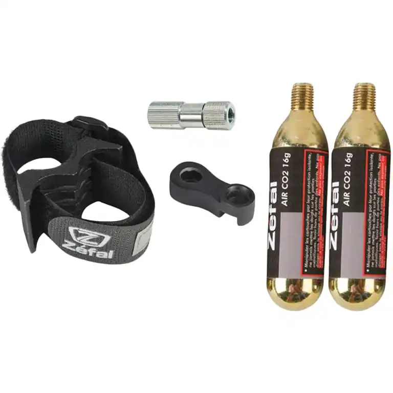 Direkt Vom Hersteller Zéfal CO2 Inflator Kit Set aus Kartuschen, Halter und EZ Control Adapter