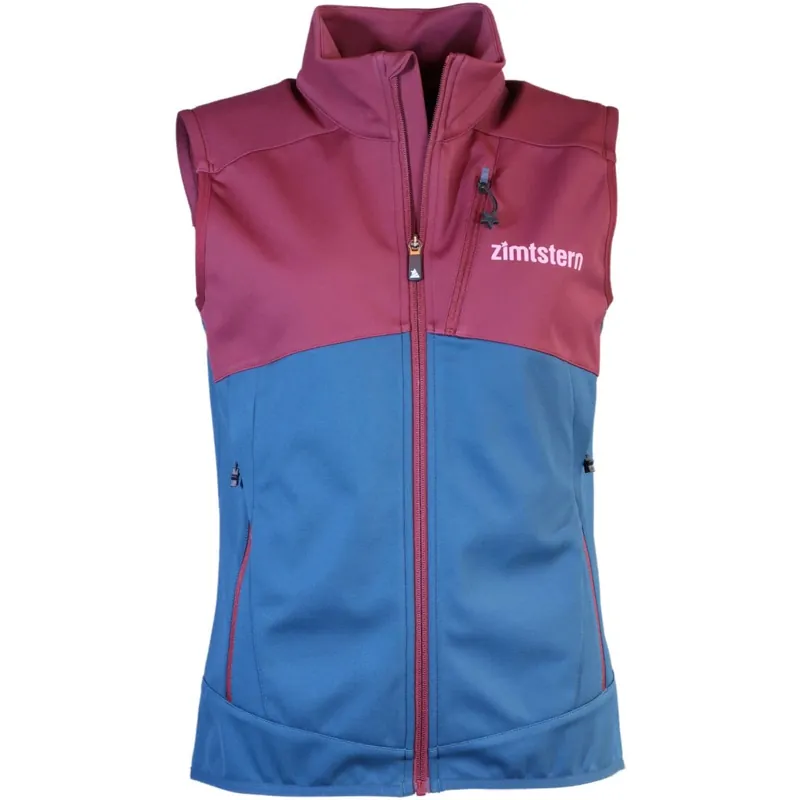 Zimtstern Xalpz Softshell MTB-Weste Damen - Windsor Wine/French Navy Online Kaufen