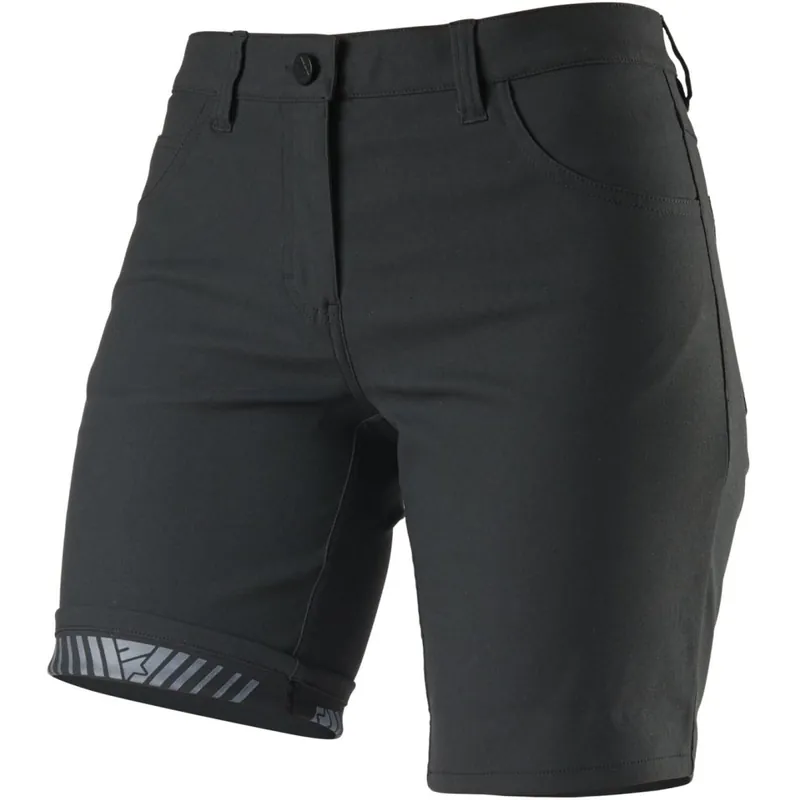 Zimtstern Pedalz Chino Funktions-Freizeit Shorts Damen - Pirate Black Knallerangebot