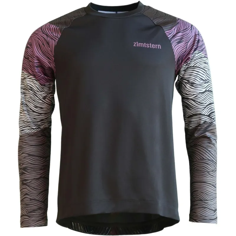 Zimtstern Braapz Langarm MTB-Trikot Herren - Pirate Black Beliebt