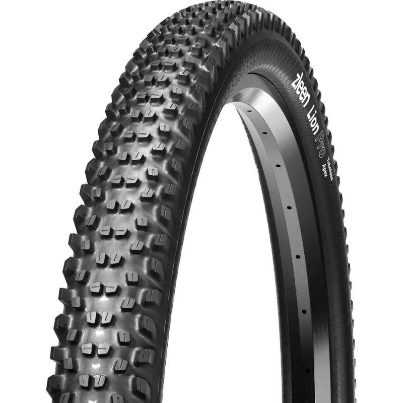 Preisreduziert Zleen Lion Pro Faltreifen - Tubeless Ready Dual Compound - 27.5x2.45" schwarz
