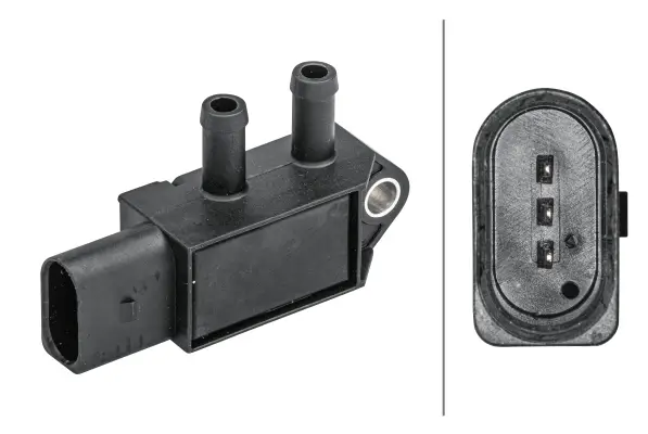 HELLA 6PP 009 409-161 - Sensor, Abgasdruck Solange Der Vorrat Reicht
