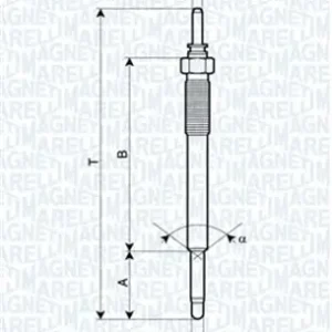 Top-Angebot MAGNETI MARELLI 062900074304 - Glühkerze